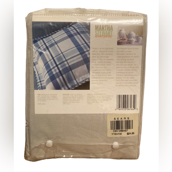 Martha Stewart Tailored Decorative Tablecover - Picture 2 of 6